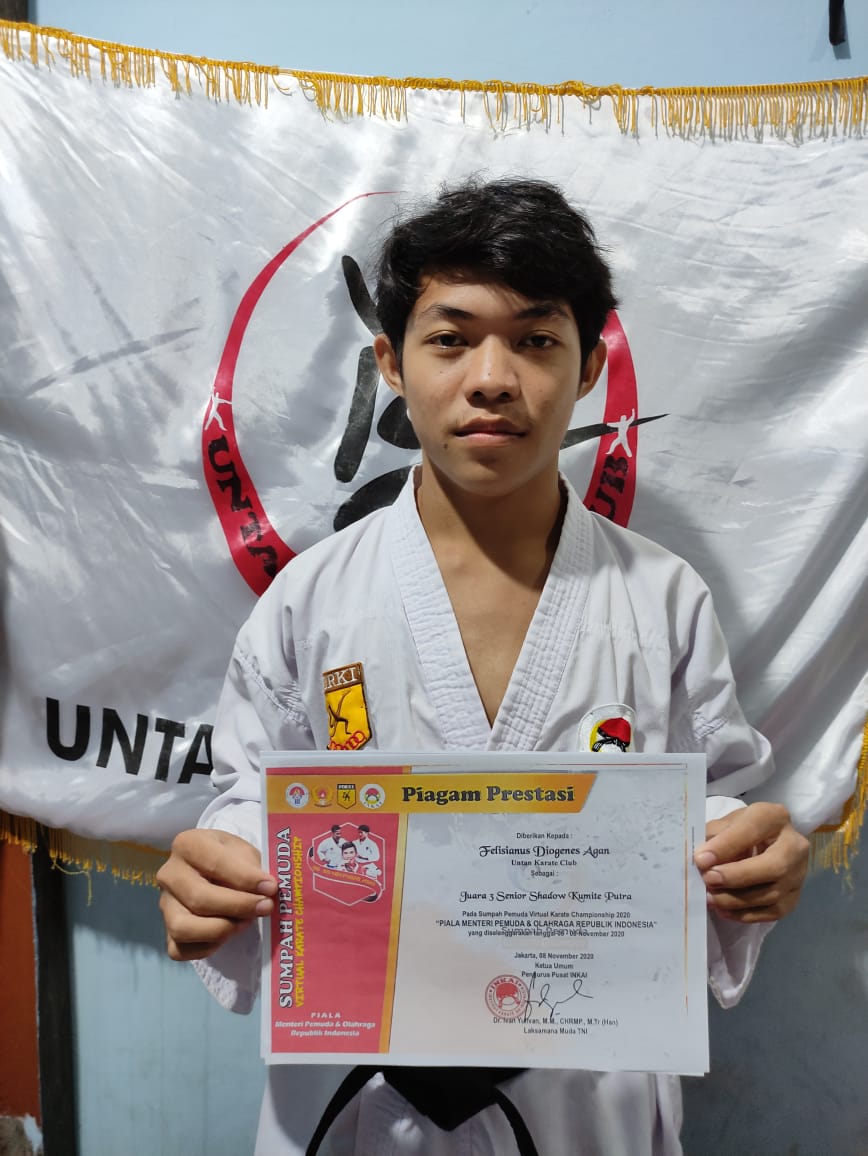 Kejuaraan Memperebutkan Piala Menpora RI Sumpah Pemuda Virtual Karate Championship, Juara 3 senior shadow kumite putra