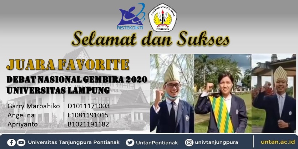 1. okSelamat dan Sukses Juara Debat 2020 Garry Marpahiko 1e4cabce
